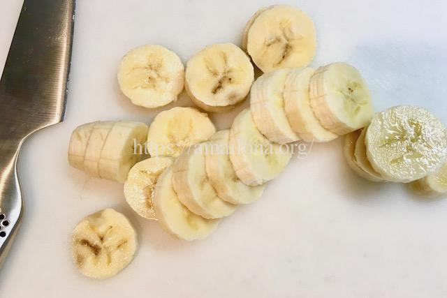 バナナスフレのレシピ