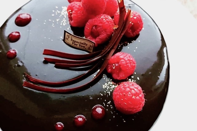 ラズベリーチョコレートケーキのレシピ