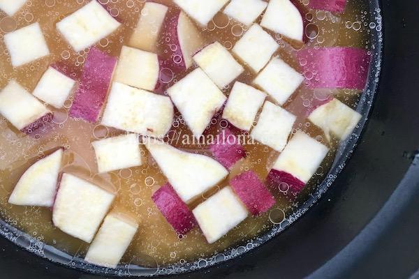 ツナとサツマイモの炊き込みご飯のレシピ